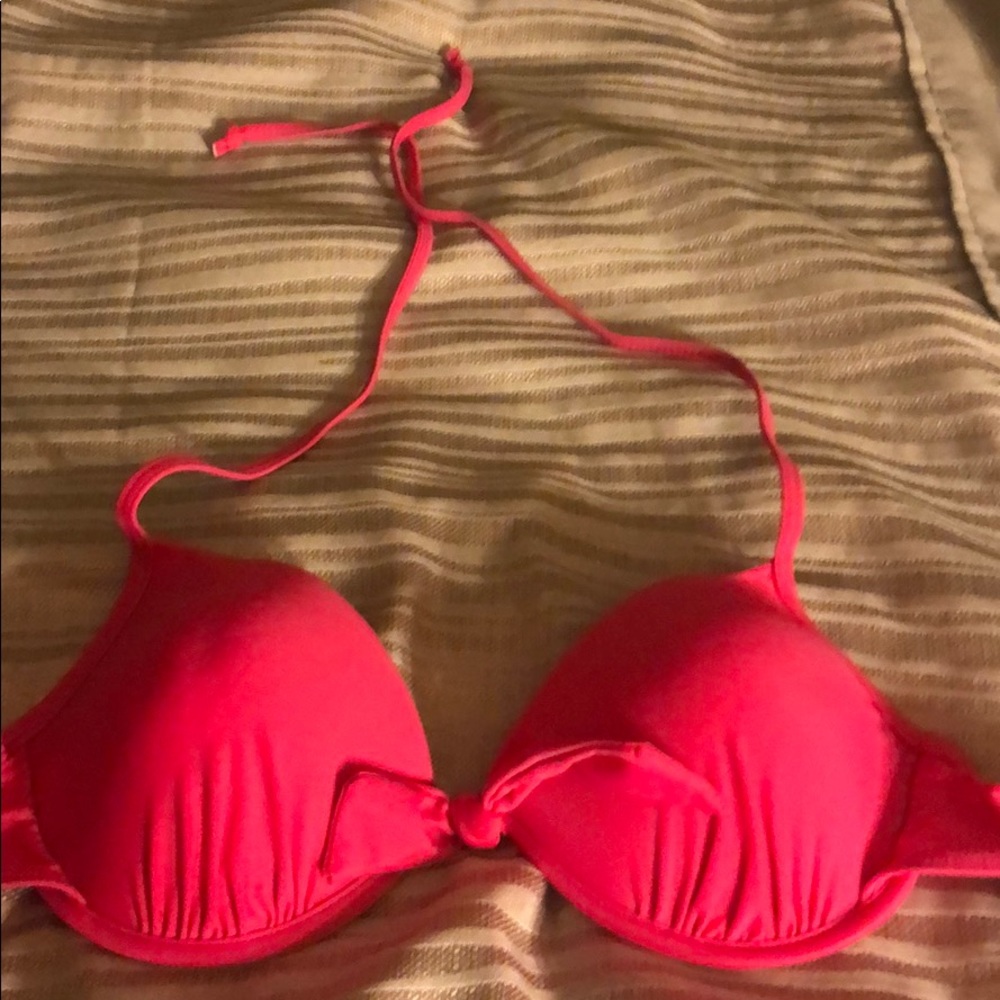 Hot pink bikini top